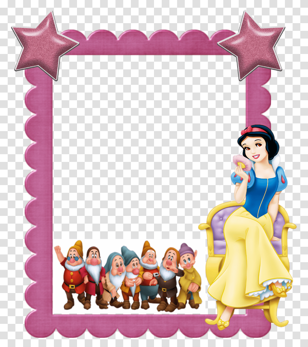 Snow White Border Frame, People, Person, Leisure Activities Transparent Png