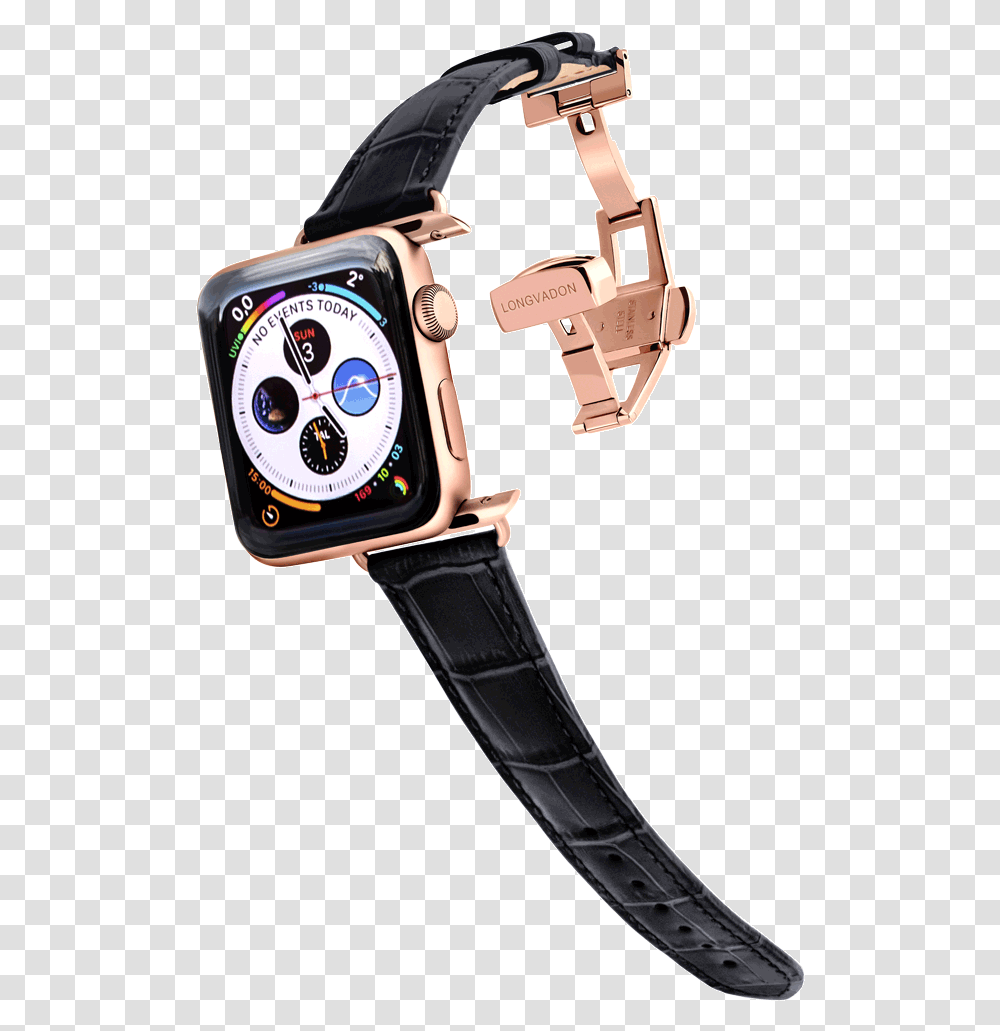 Snow White Leather Apple Watch Band Silver Details Apple Watch Black Leather Strap, Wristwatch, Scissors, Blade, Weapon Transparent Png