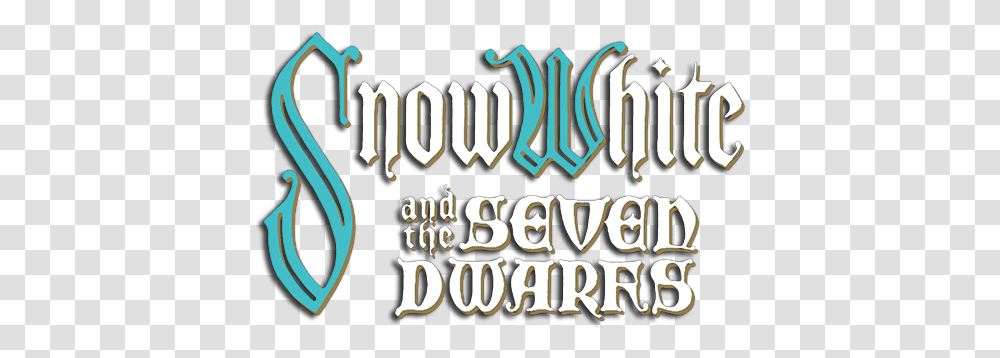 Snow White Logo Snow White And The Seven Dwarfs Title, Text, Alphabet, Word, Symbol Transparent Png