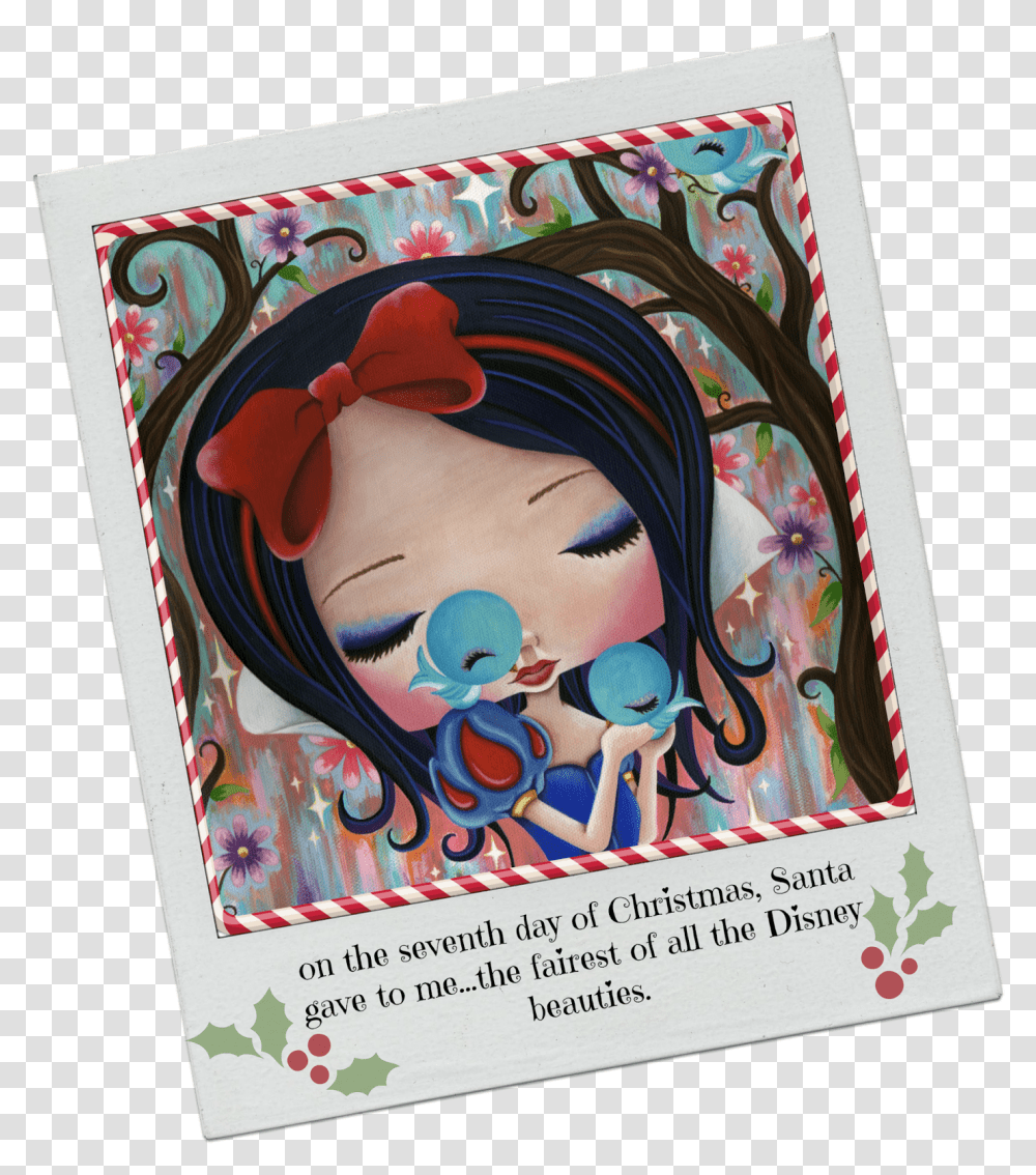 Snow White Mirror Christmas Card, Poster, Advertisement, Flyer, Paper Transparent Png