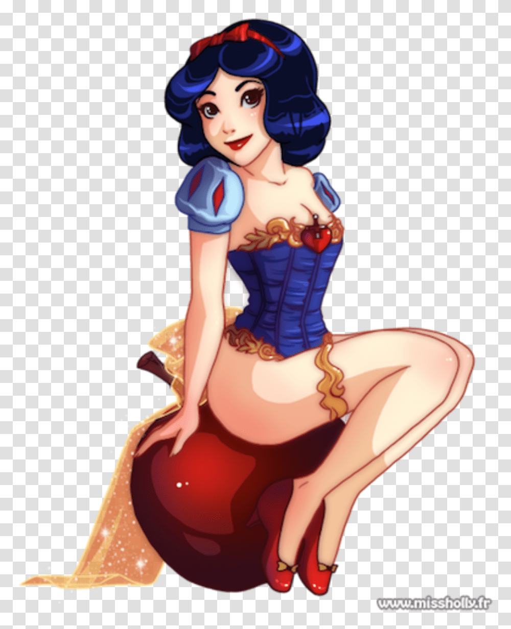 Snow White Pin Up, Person, Book Transparent Png