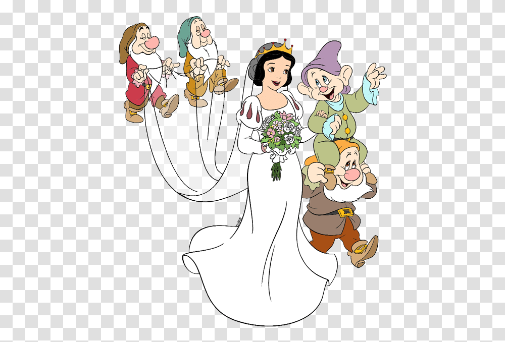 Snow White Wedding Disney, Person, Comics, Book Transparent Png