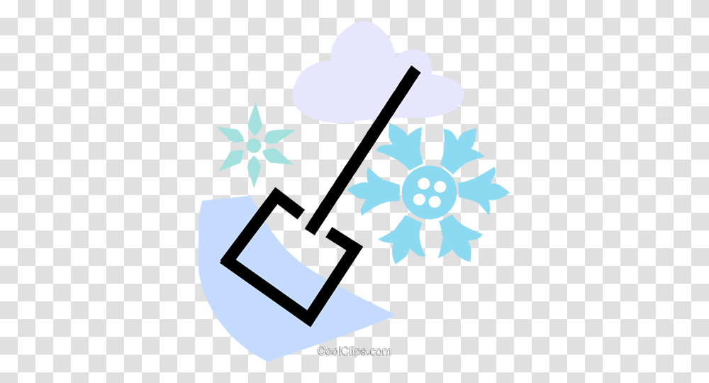 Snow With Snow Shovel Royalty Free Vector Clip Art Illustration, Tool, Drawing, Stencil Transparent Png