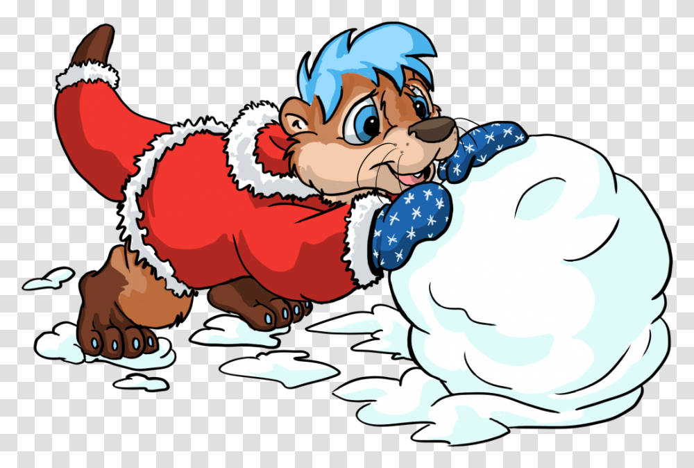 Snowball Fight Bouncy Cartoon, Doodle, Drawing Transparent Png