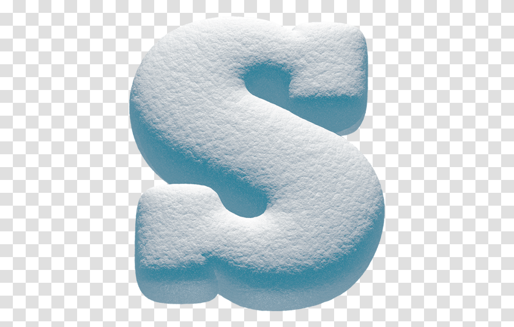 Snowball Font Letter S Snow, Alphabet, Outdoors, Cushion Transparent Png