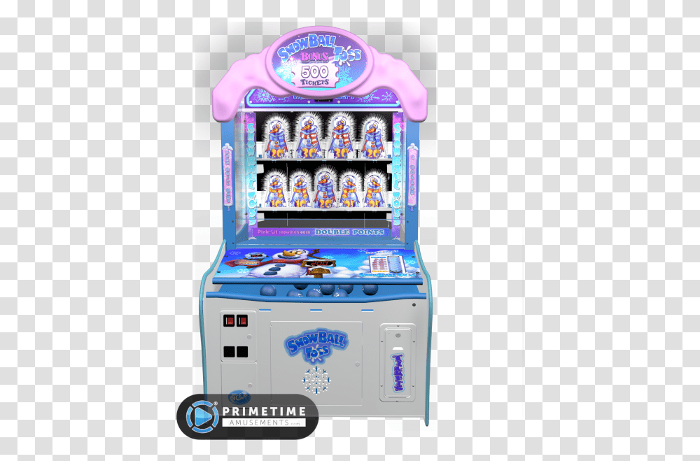 Snowball Toss By Ice Snowball Toss Ice Games, Arcade Game Machine, Refrigerator, Appliance, Gambling Transparent Png