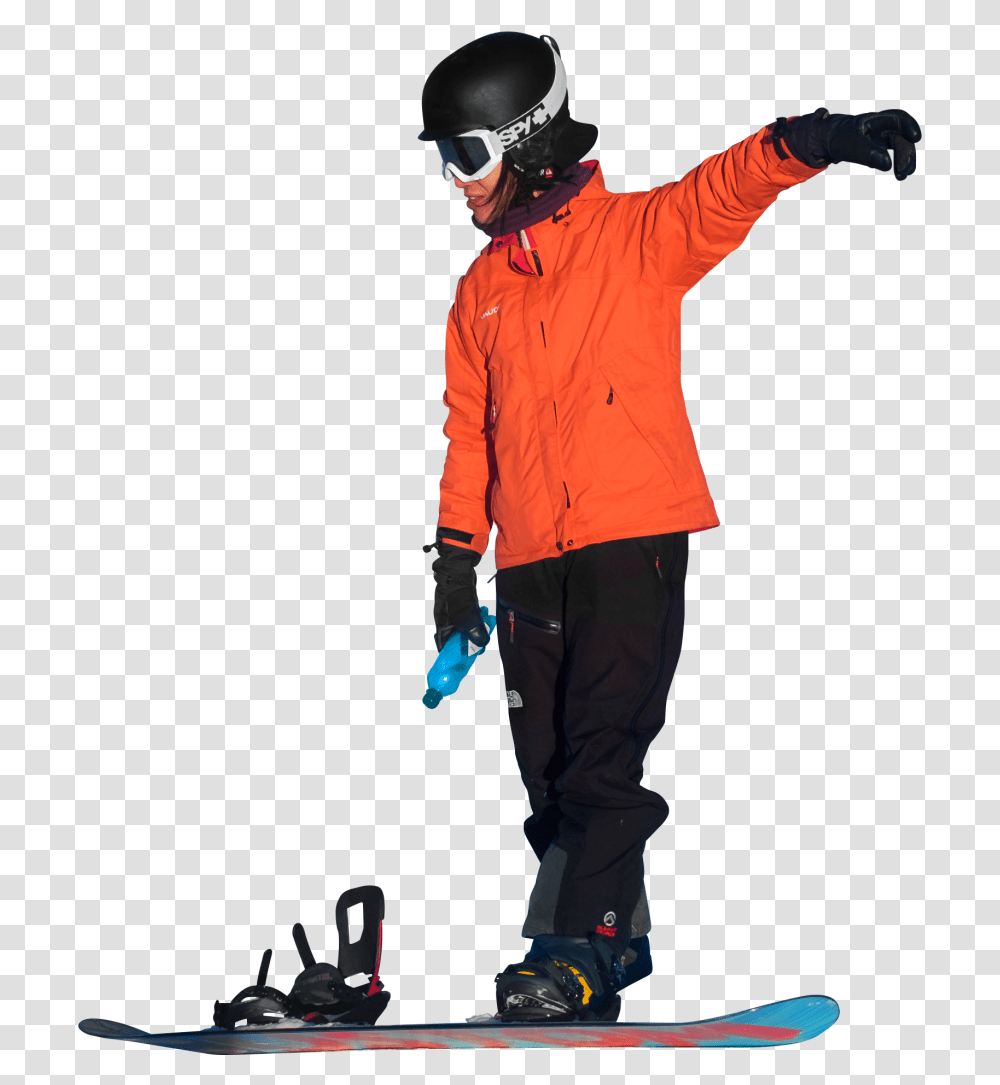 Snowboard In Oslo Winter Park Image People Snowboarding, Clothing, Person, Helmet, Jacket Transparent Png