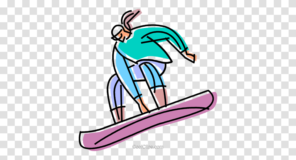 Snowboarder Performing A Trick Royalty Free Vector Clip Art, Drawing, Poster, Advertisement Transparent Png