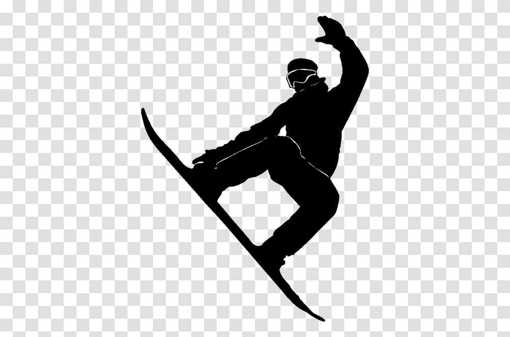 Snowboarding Skier Sport, Silhouette, Person, Human, Chain Saw Transparent Png