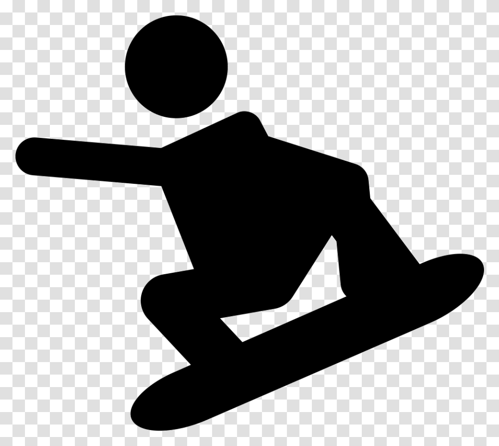 Snowboarding Sport Computer Icons Skiing, Person, Human, Kneeling, Hammer Transparent Png