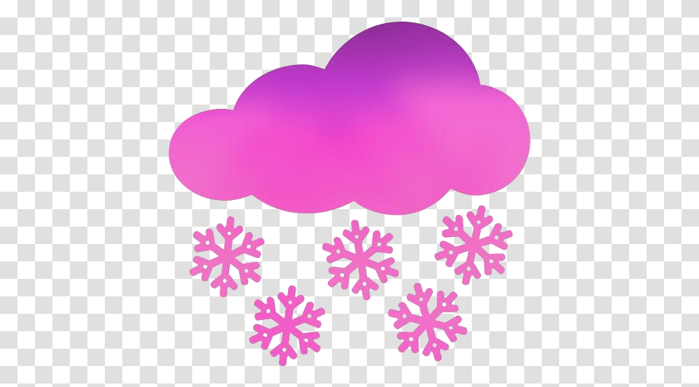 Snowfall Images Illustration, Purple, Balloon, Heart, Light Transparent Png