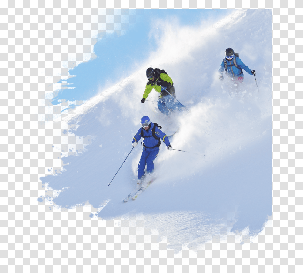 Snowfall Skier Turns, Nature, Outdoors, Person, Human Transparent Png