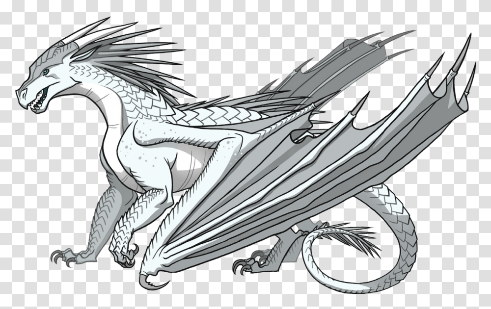 Snowfall Wings Of Fire Wiki Fandom Icewing Wings Of Fire Dragons, Wheel, Machine, Horse, Mammal Transparent Png