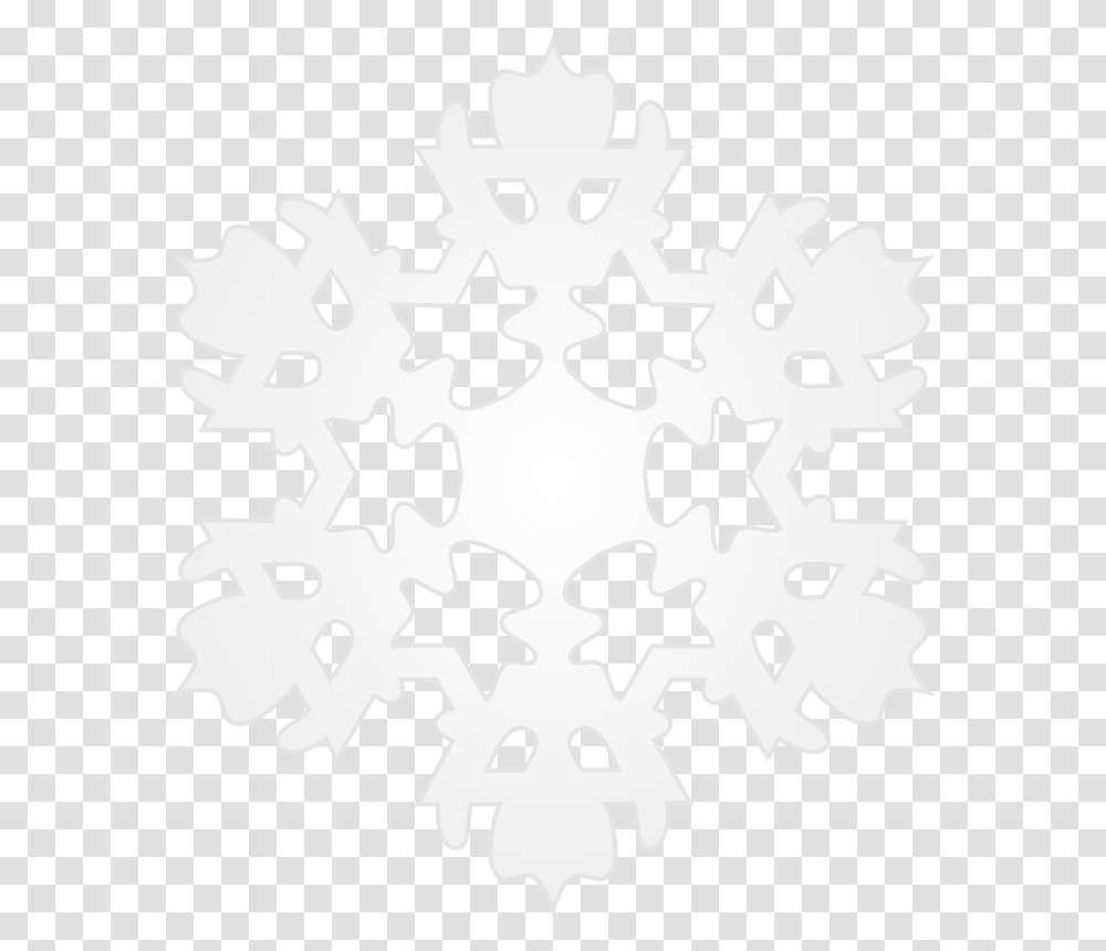 Snowflake 05, Nature, Cross, Stencil Transparent Png