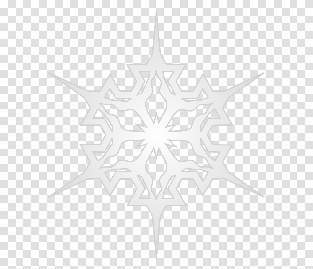 Snowflake 07, Nature, Cross, Stencil Transparent Png