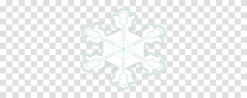 Snowflake Cross Transparent Png