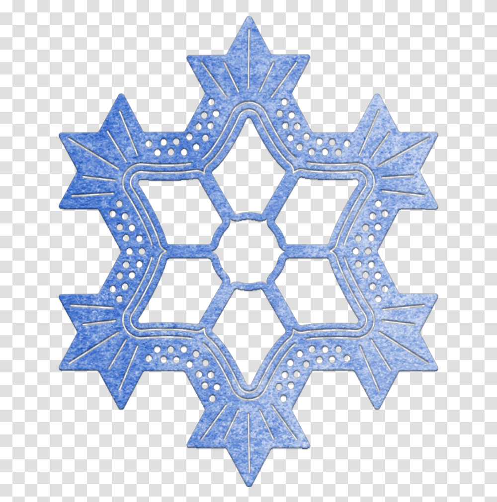 Snowflake 4 Die Suaje De Copo De Nieve Koch's Snowflake, Cross, Pattern Transparent Png