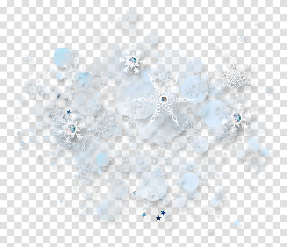 Snowflake Background Images With Illustration Transparent Png