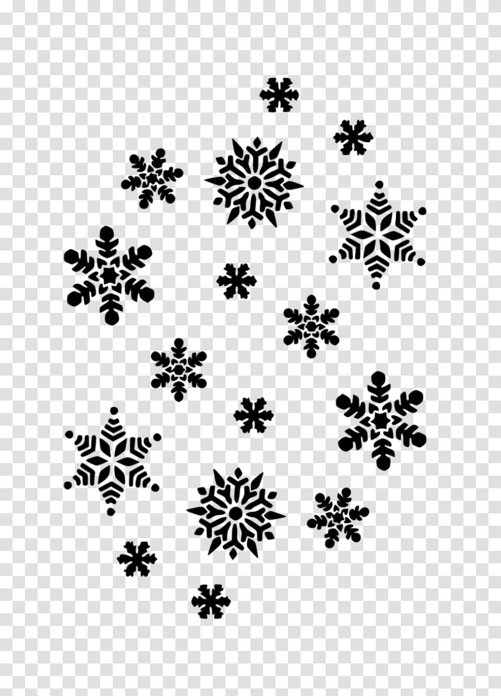 Snowflake Border Clipart Free, Gray, World Of Warcraft Transparent Png