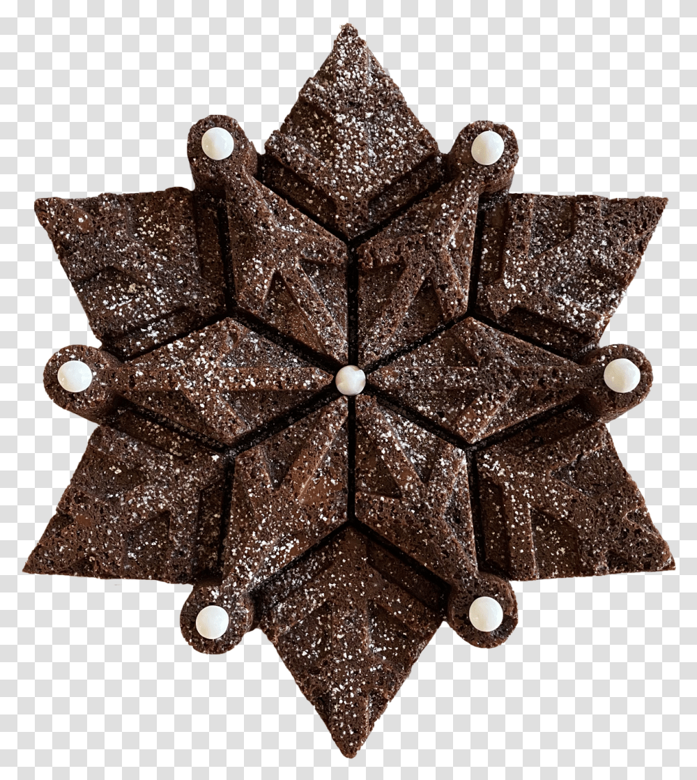 Snowflake Brownie Tree, Bronze, Ornament, Wood, Accessories Transparent Png