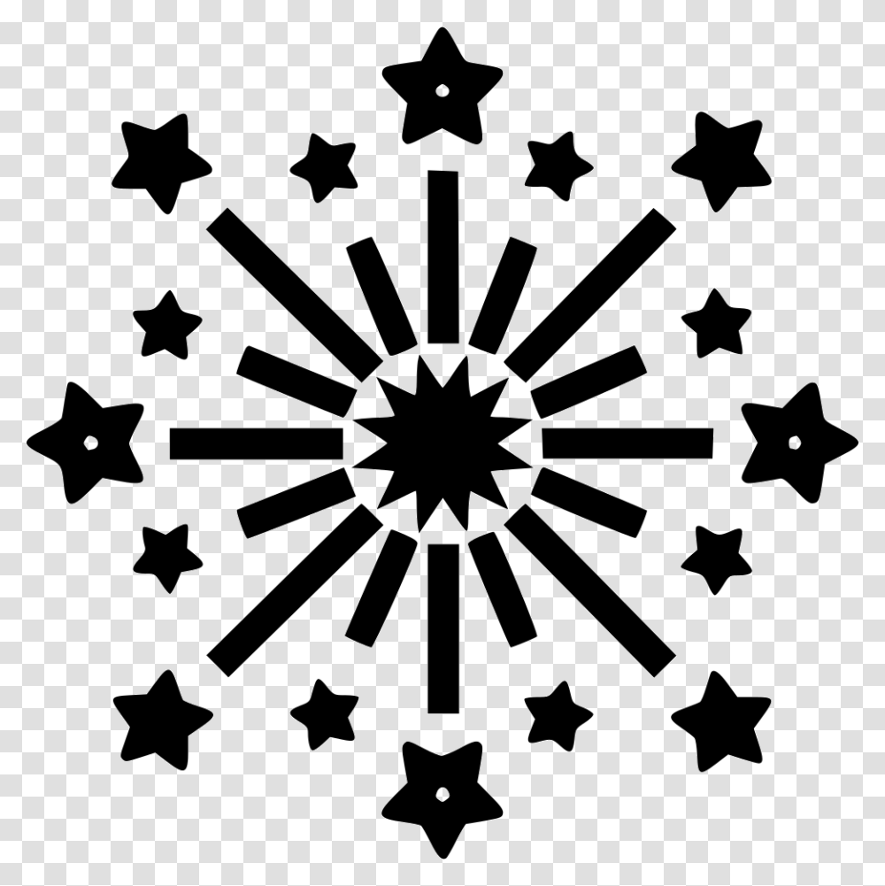 Snowflake Clip Art Image Illustration Vector Graphics White Firework Icon, Star Symbol, Emblem Transparent Png