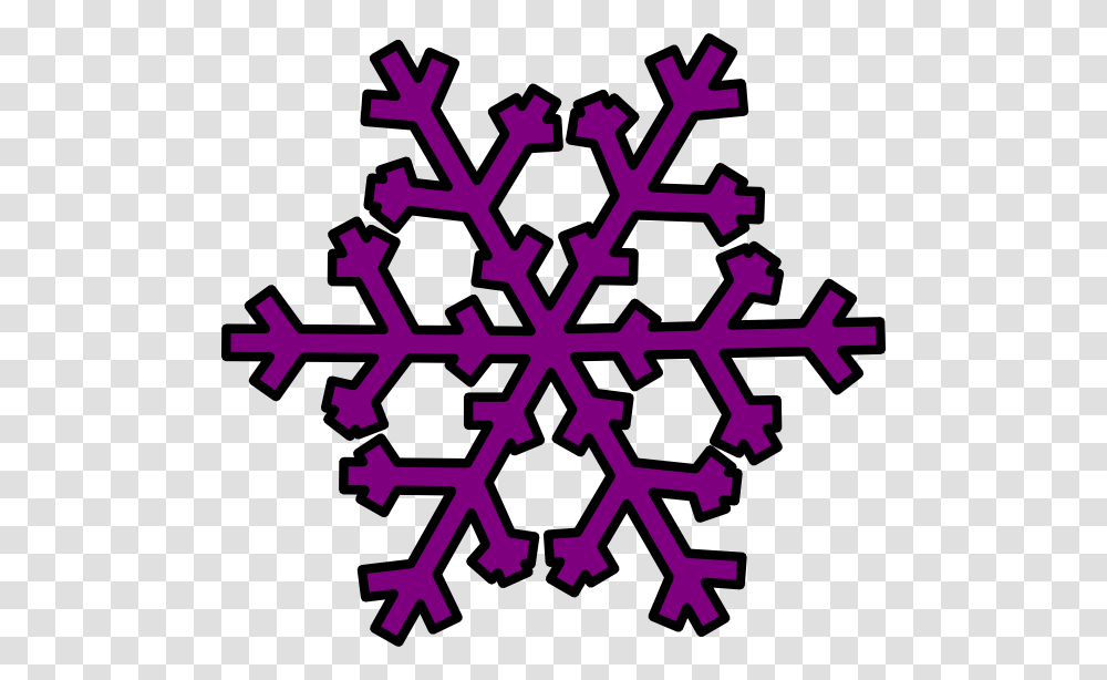 Snowflake Clipart Dark Purple, Cross Transparent Png
