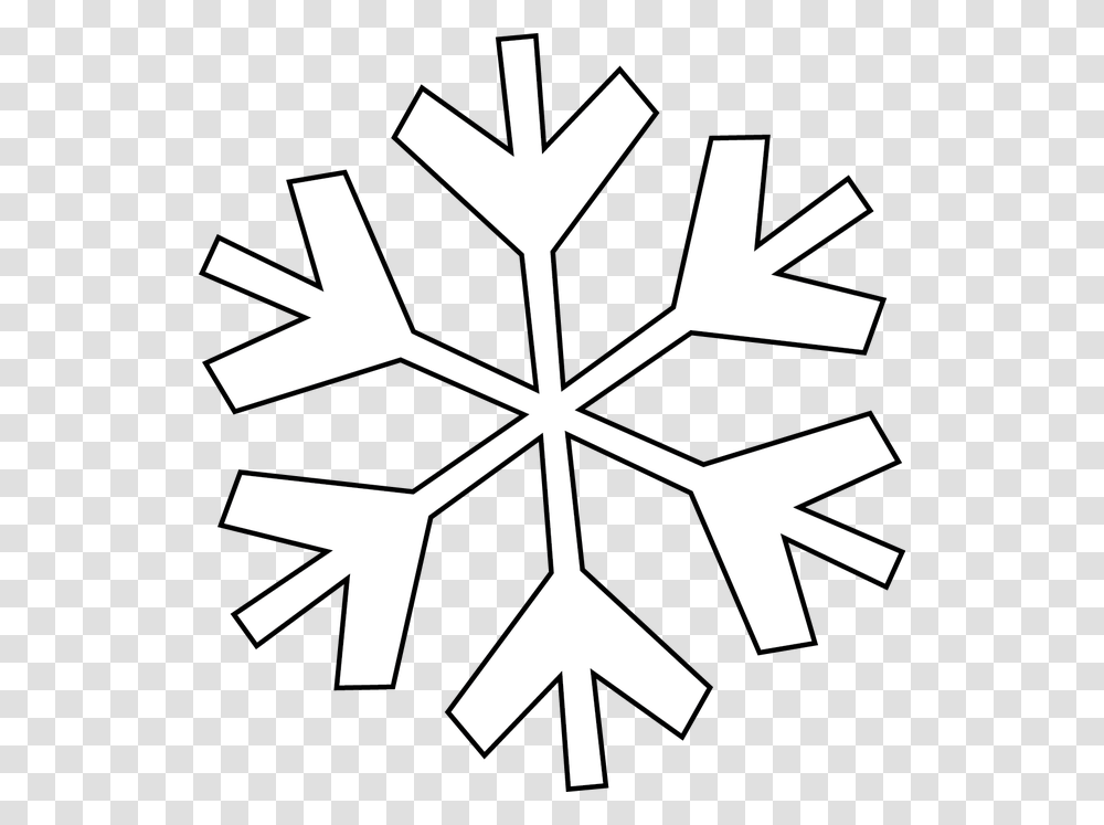 Snowflake Clipart Free Black And White Transparent Png