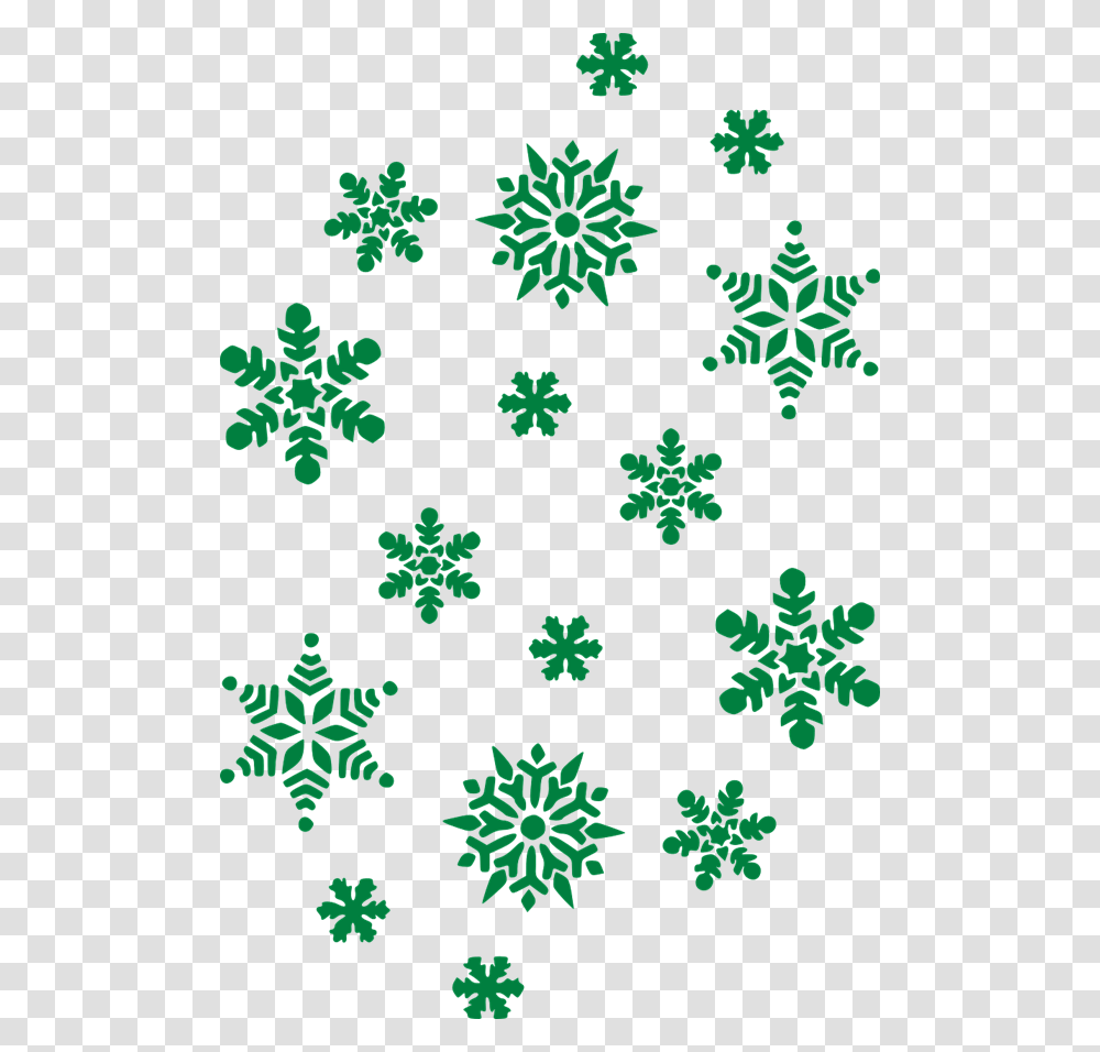 Snowflake Clipart Green Black And White Library, Pattern, Poster, Advertisement Transparent Png