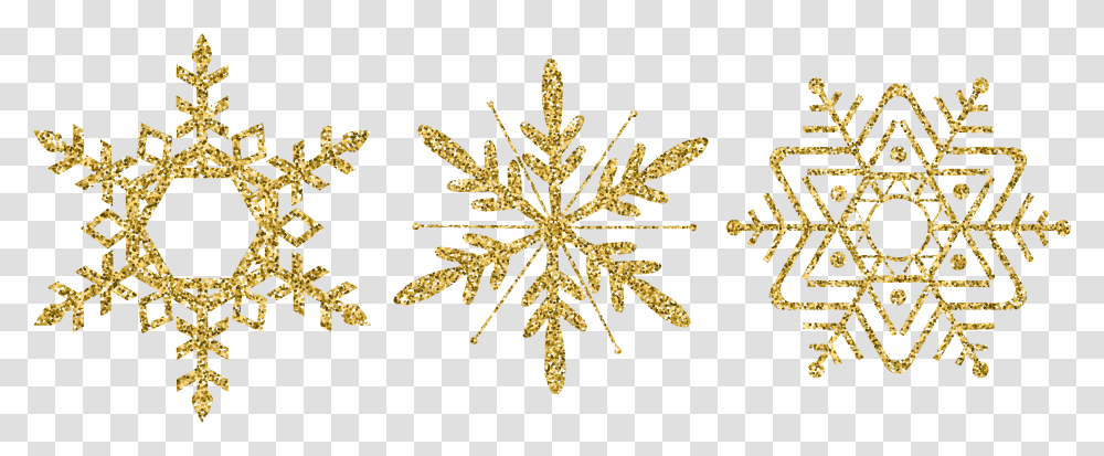 Snowflake Clipart Winter Frame Motif, Chandelier, Lamp, Gold, Crystal Transparent Png