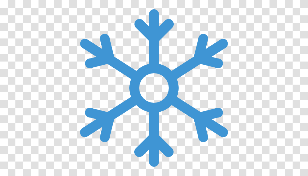 Snowflake Cold Meteorology Snow Weather Nature Winter Icon, Cross Transparent Png