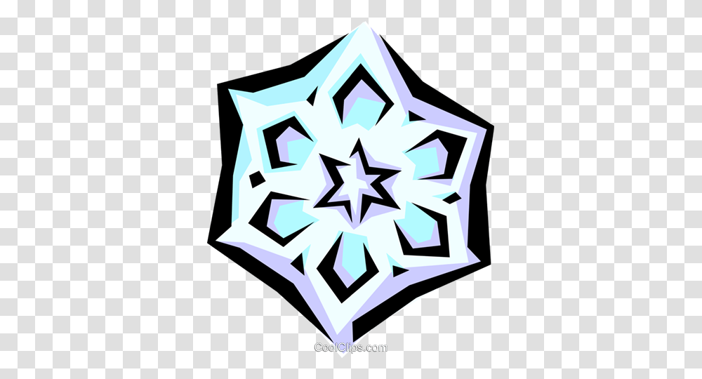 Snowflake Designs Royalty Free Vector Clip Art Illustration, Star Symbol, Rug, Recycling Symbol Transparent Png