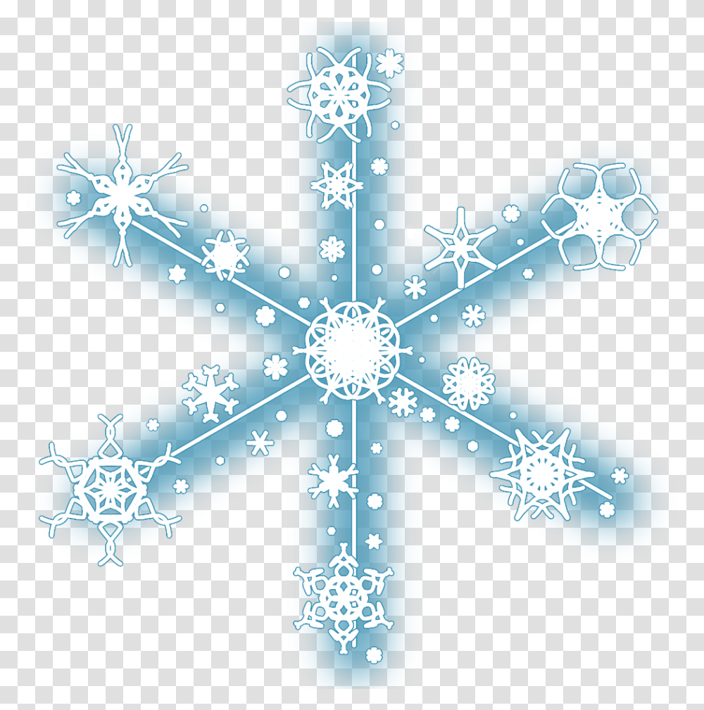 Snowflake Frame Christmas Snowflake, Cross, Symbol, Pattern, Ornament Transparent Png