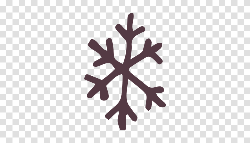 Snowflake Hand Drawn Icon, Tree, Plant, Antelope, Wildlife Transparent Png