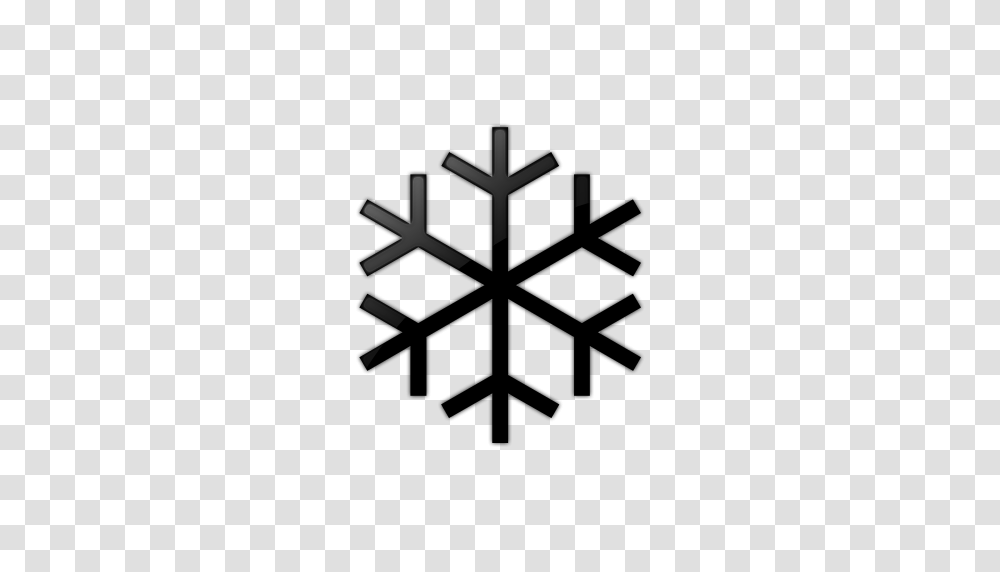 Snowflake Icon, Cross, Stencil, Emblem Transparent Png