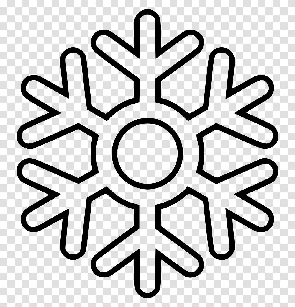 Snowflake Icon Outline, Gear, Machine, Dynamite, Bomb Transparent Png
