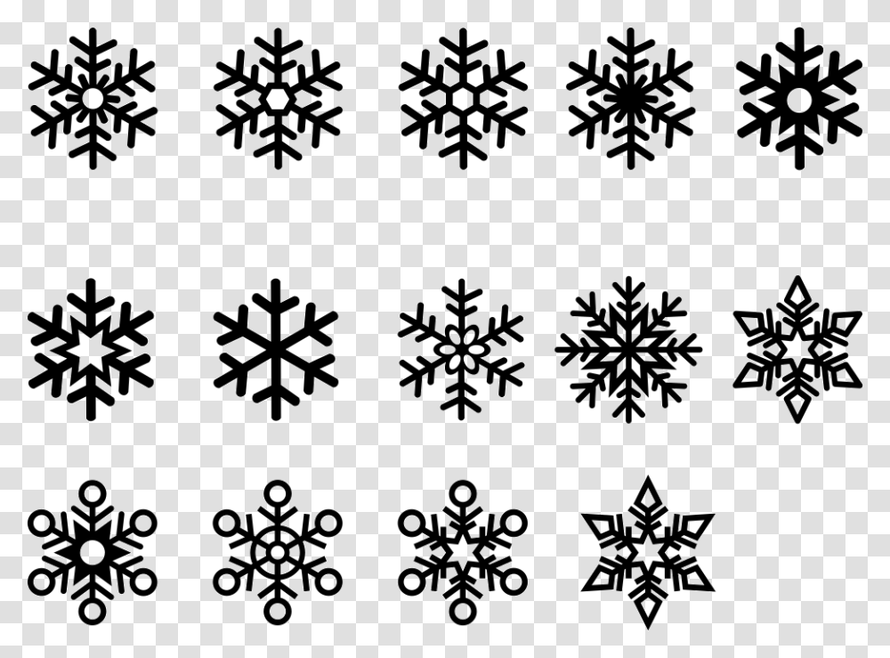 Snowflake Icon Svg Snowflakes Graphic, Stencil, Rug, Pattern Transparent Png