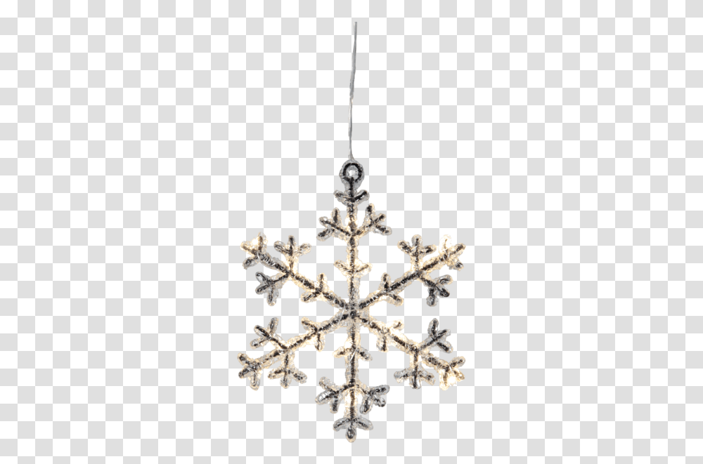Snowflake Icy Snowflake, Cross, Crystal, Lamp Transparent Png
