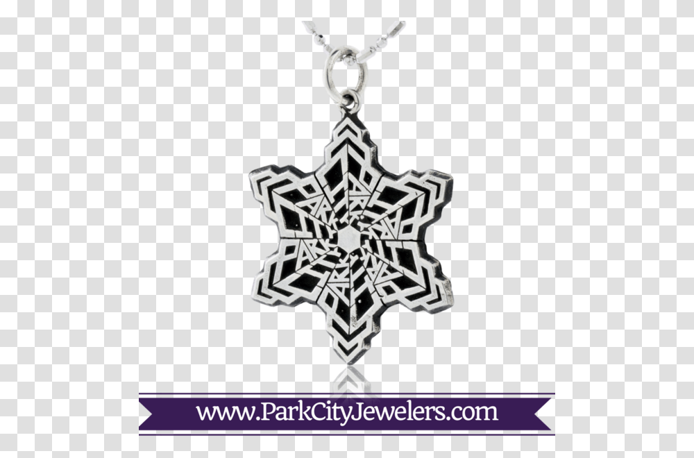 Snowflake Jewelry Tagged Park City, Pendant Transparent Png
