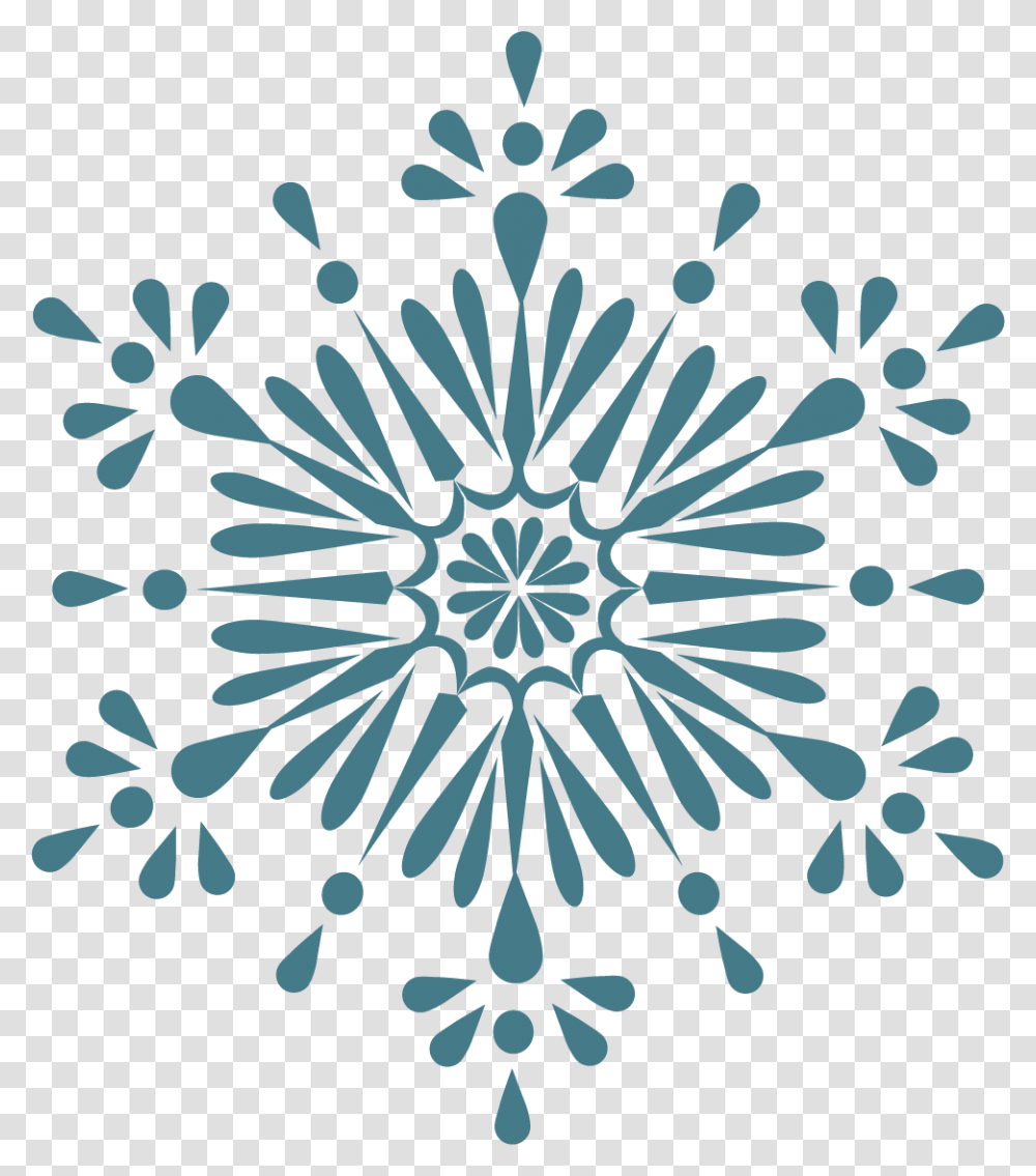Snowflake Line Art Vector, Pattern, Floral Design, Stencil Transparent Png