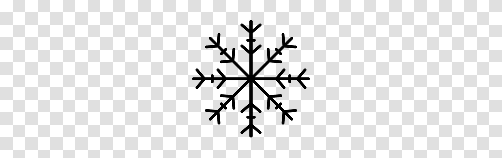 Snowflake Line Star, Cross, Pattern, Ornament Transparent Png