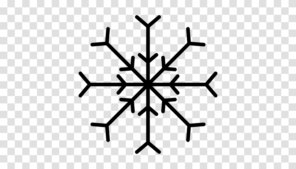 Snowflake Line Two Arrows, Cross, Pattern, Floral Design Transparent Png