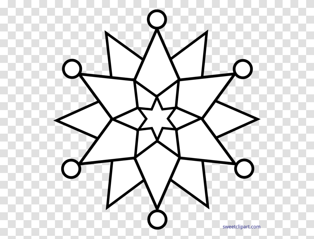 Snowflake Lineart Clip Art, Diamond, Gemstone, Jewelry, Accessories Transparent Png