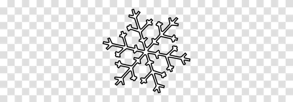 Snowflake Outline Clip Art Transparent Png