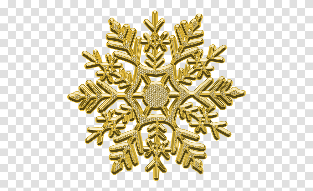 Snowflake Pattern Decor Free Photo Dorado Snowflakes Copo De Nieve Vector, Gold, Chandelier, Lamp, Cross Transparent Png