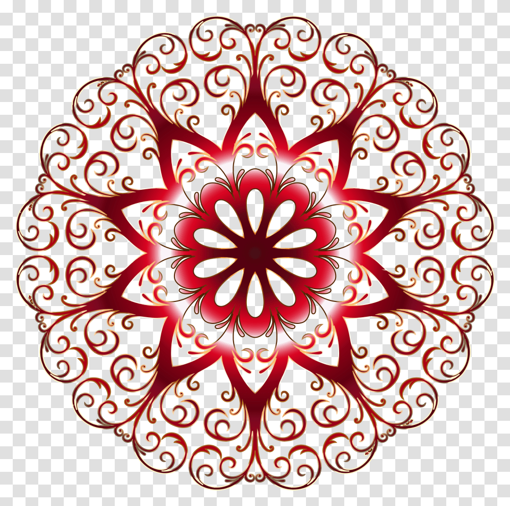 Snowflake Rainbow Image Freeuse Background Pattern Flower Design, Ornament, Fractal, Rug, Art Transparent Png