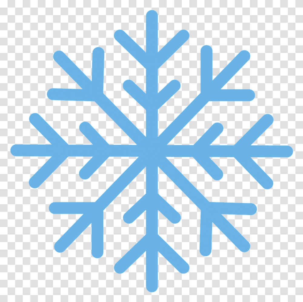 Snowflake Snow Winter Blue Background Snowflake Clipart, Cross Transparent Png