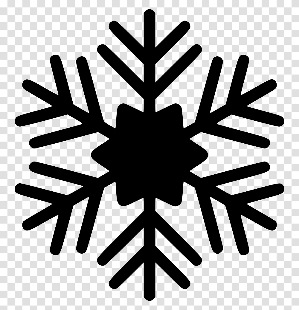 Snowflake Snow Winter Snowflake Template, Cross, Stencil, Emblem Transparent Png