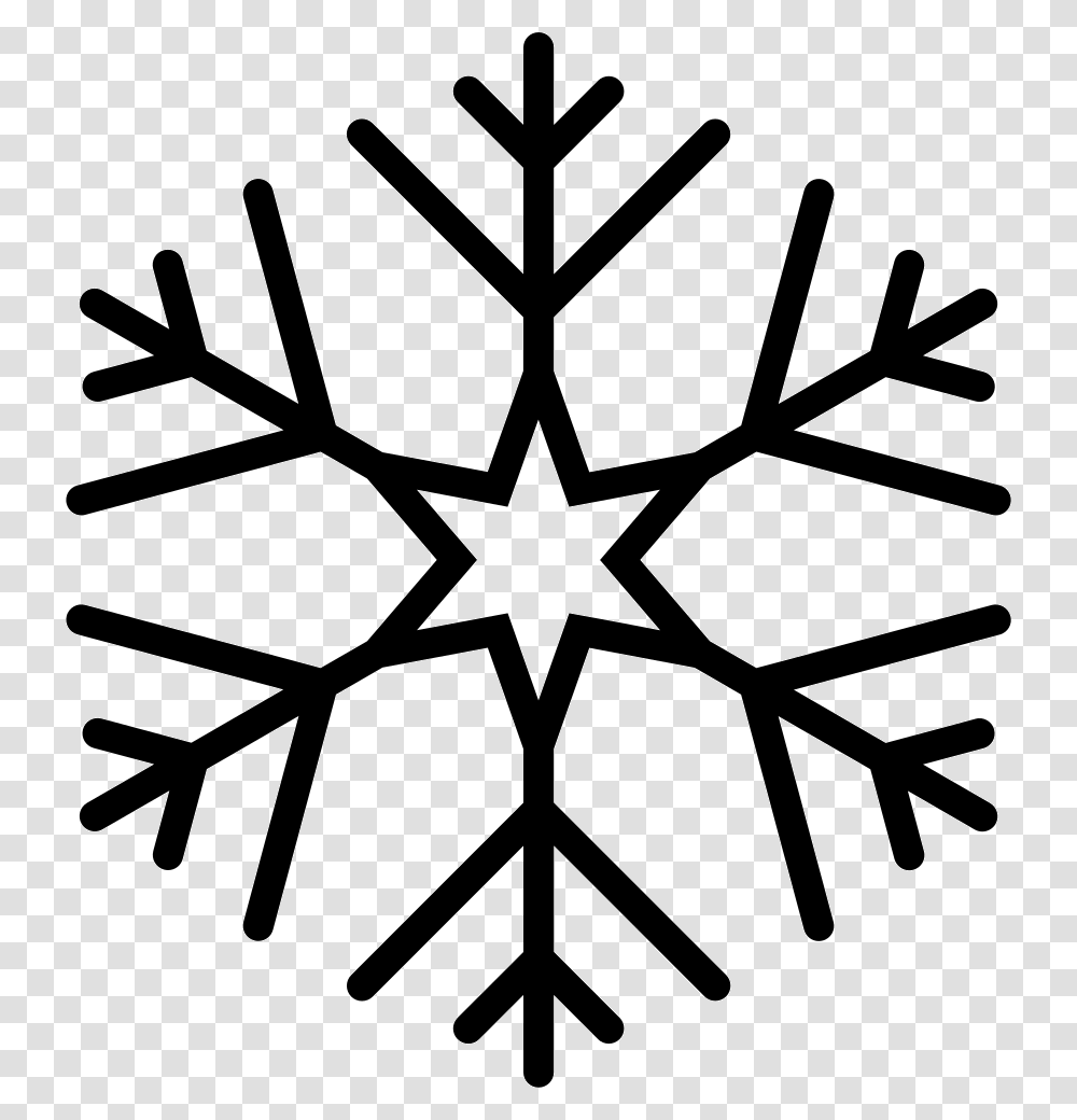 Snowflake Snowflake Vector, Star Symbol, Stencil Transparent Png