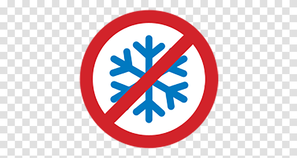 Snowflake Symbol As Seen At Community Transit Stops Jordan Refrigeration, Sign, Logo, Trademark, Road Sign Transparent Png