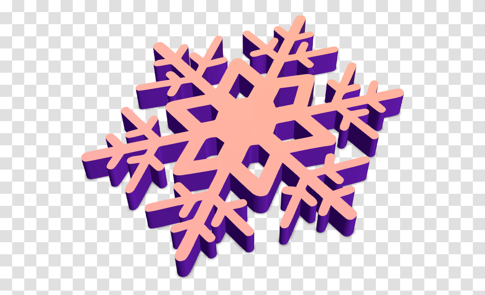 Snowflake Template Using Noun Project Illustration, Purple, Housing, Building Transparent Png